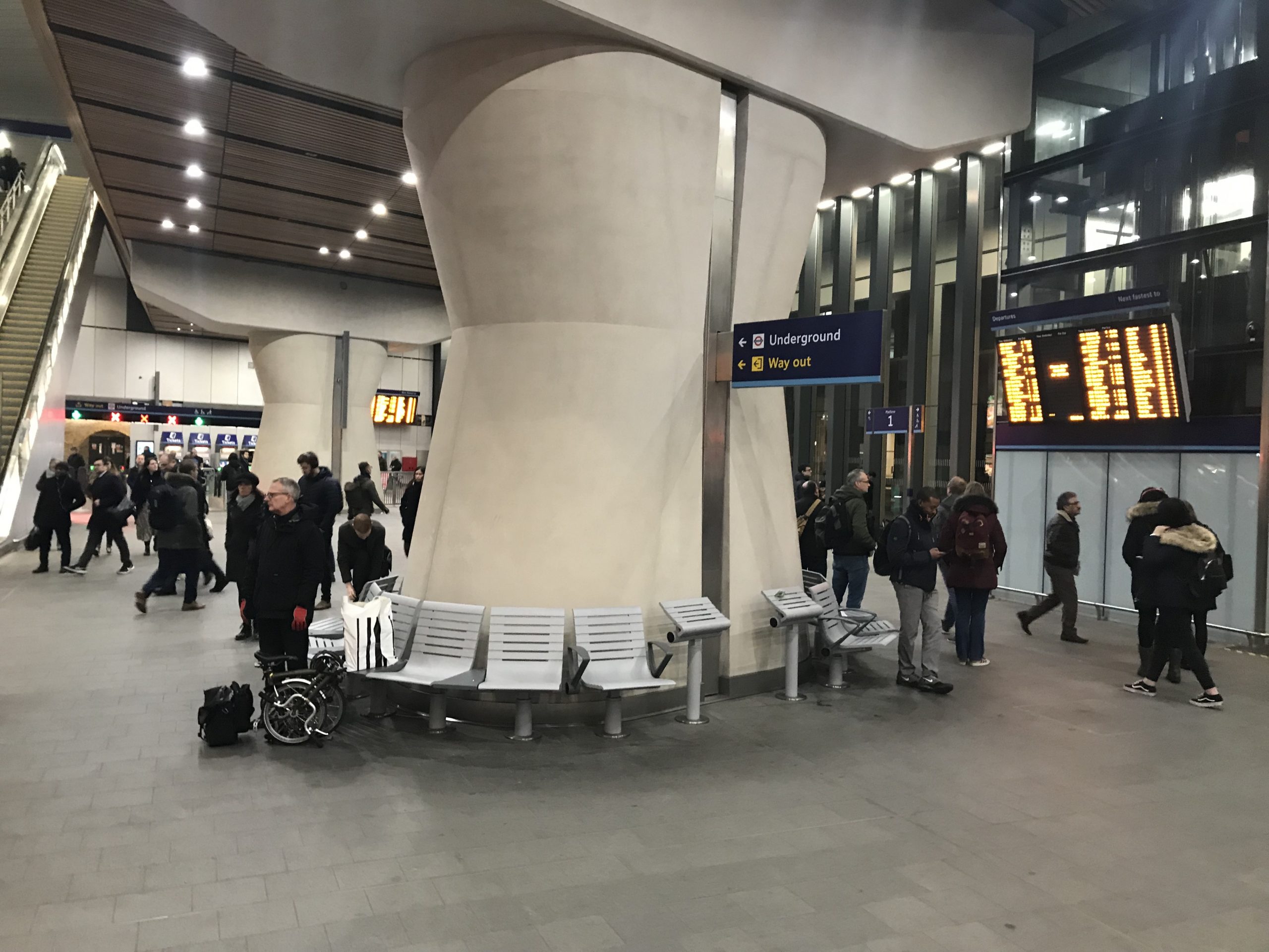 Before picture of London Bridge station