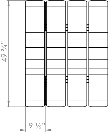 Ascent Double Back Endpiece (Top View)