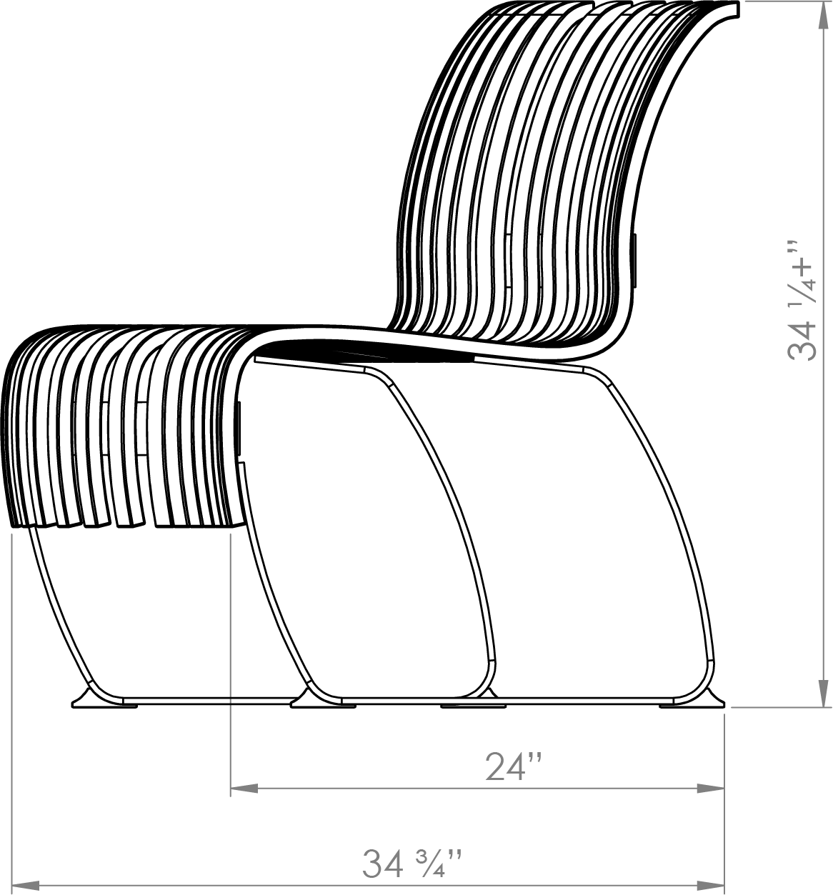Nova C Back S-Curve (Side View)