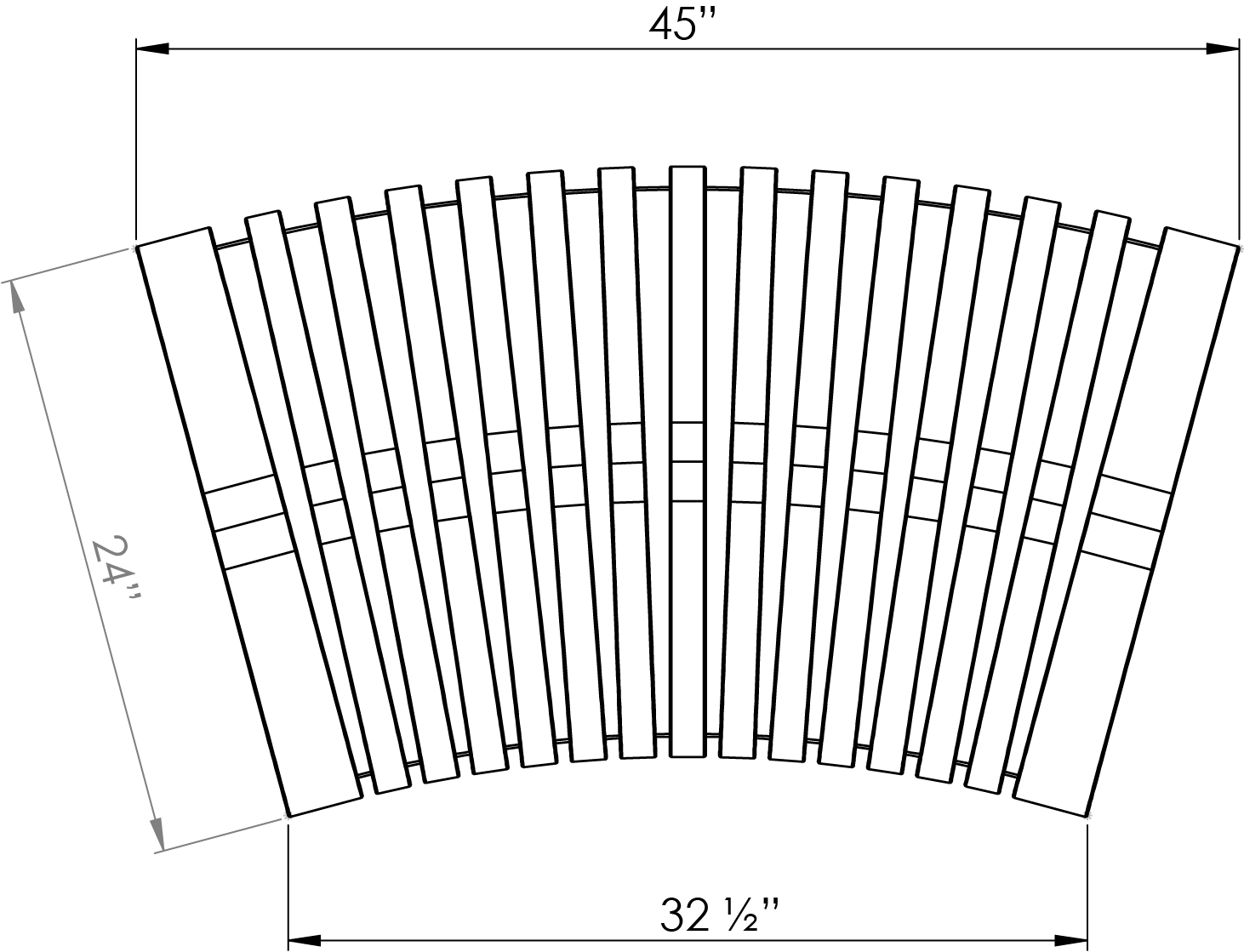 Nova C Bench 30° (Side View)