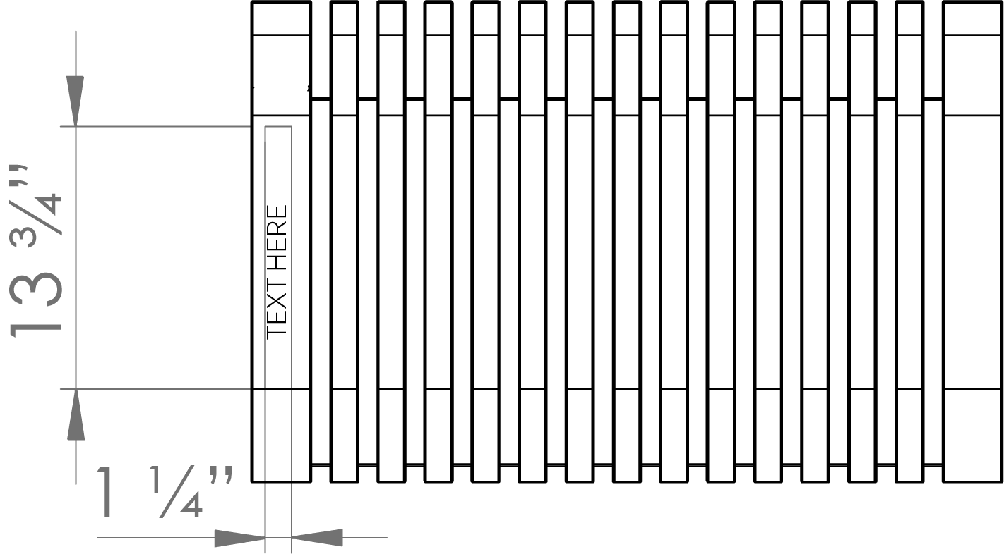 Nova C Logo on Rib (Top View)