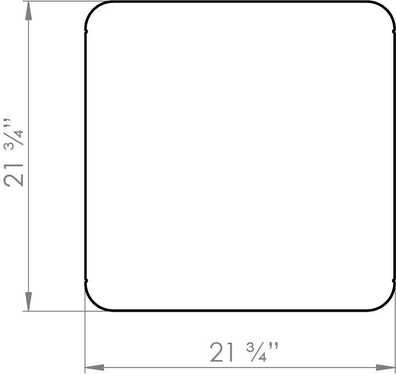 Planter Square (Top View)