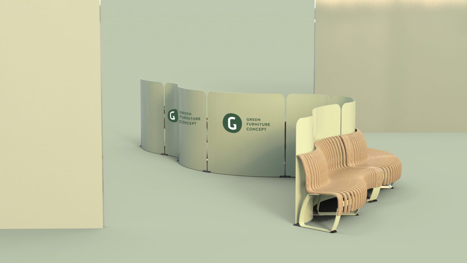 room divider for public space