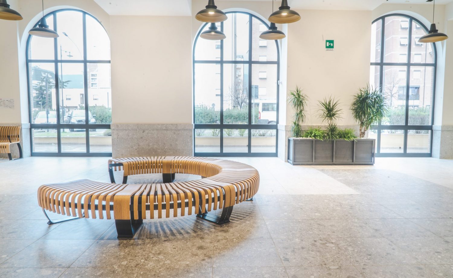 circular bench
