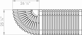 Endpiece Left (Top View)