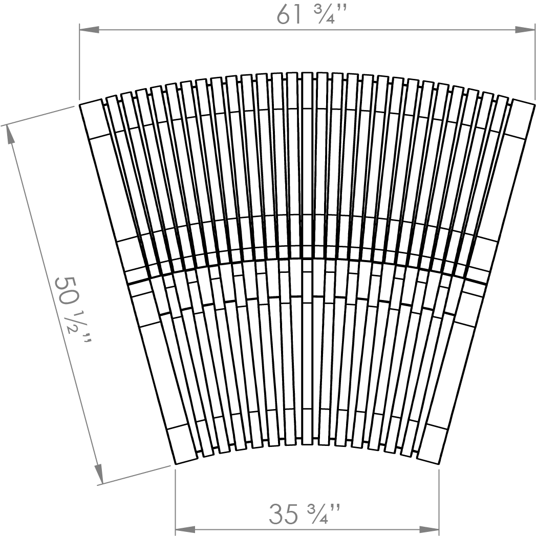 Nova C Double Bench 30° (Top View)