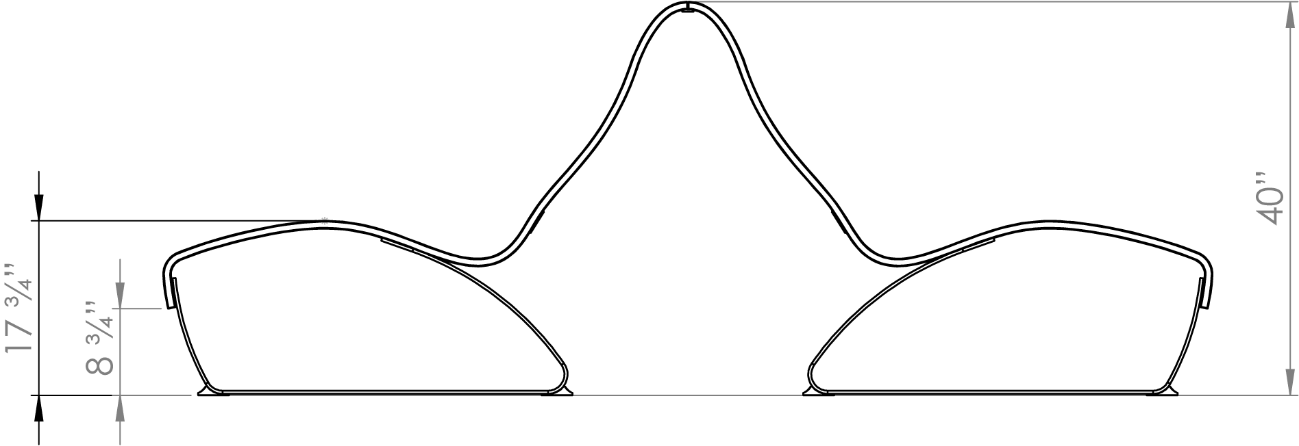 Nova C Double Lounge (Side View)