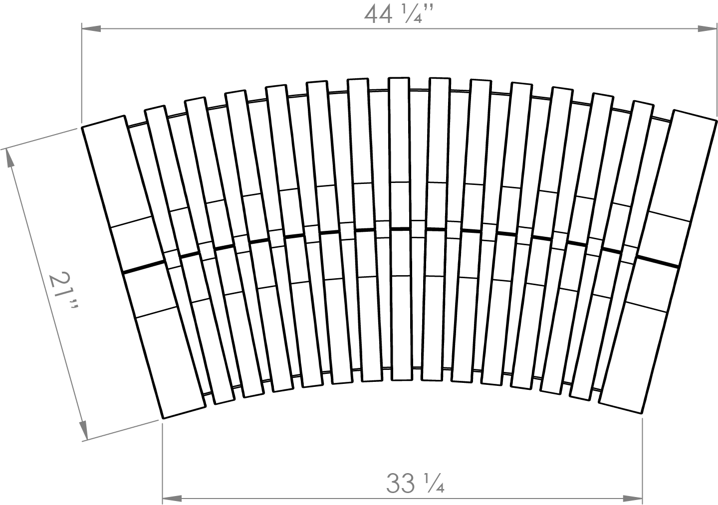 Nova C Double Perch 30° (Top View)