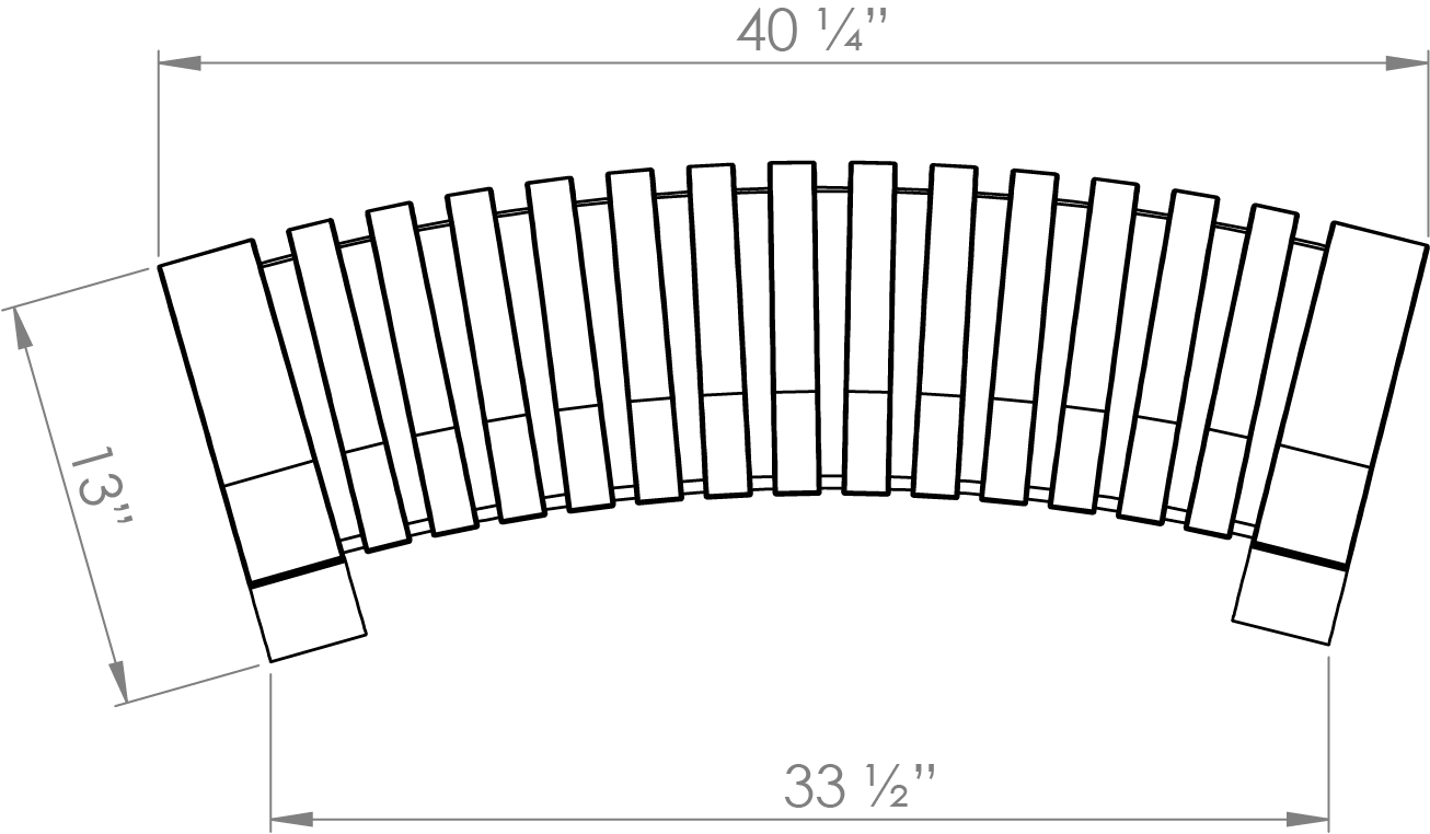 Nova C Perch Convex 30° (Top View)