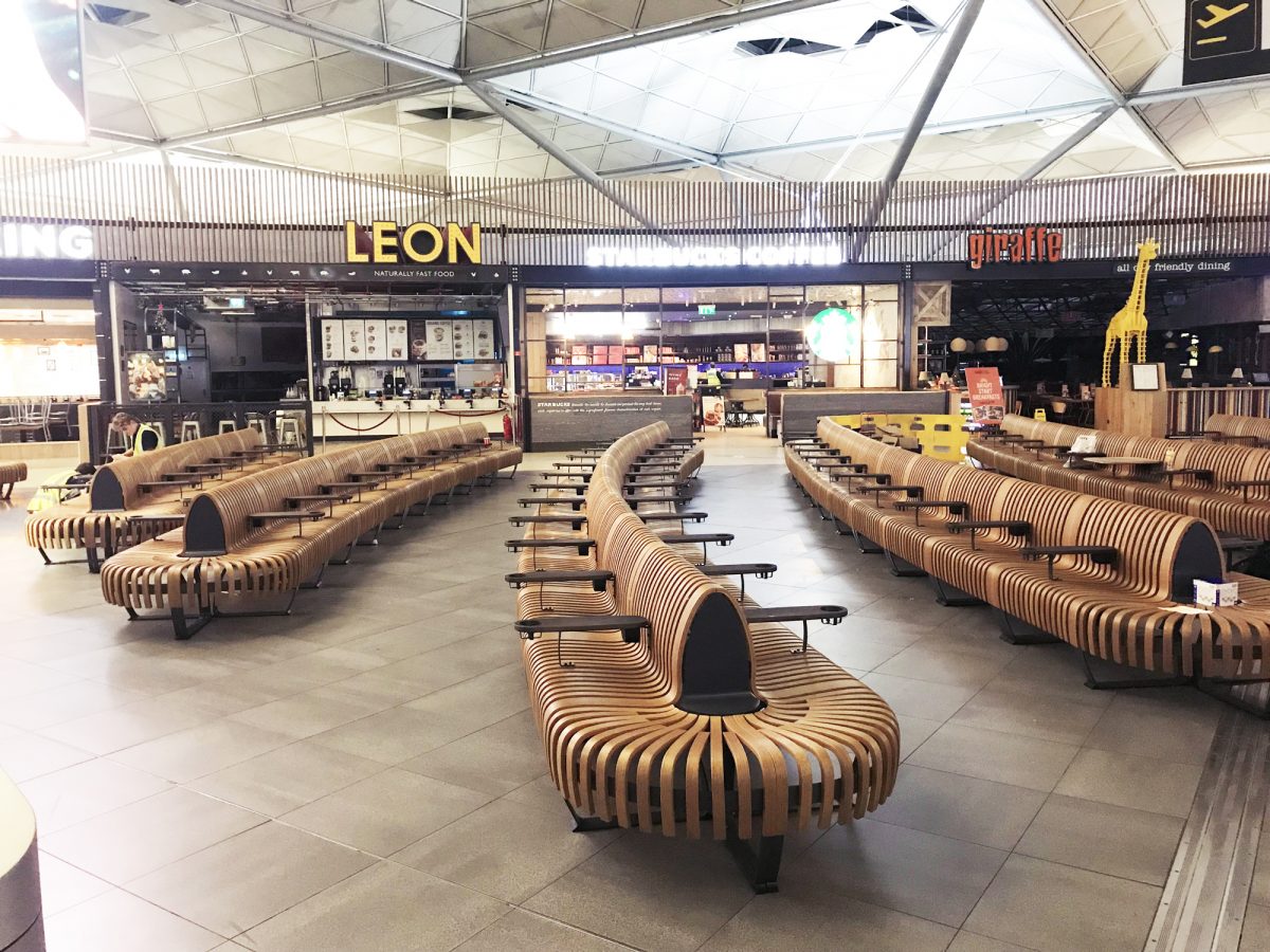 London Stansted Airport Green Furniture Concept