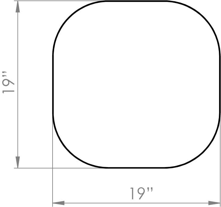 Planter Divider Donut (Top View)