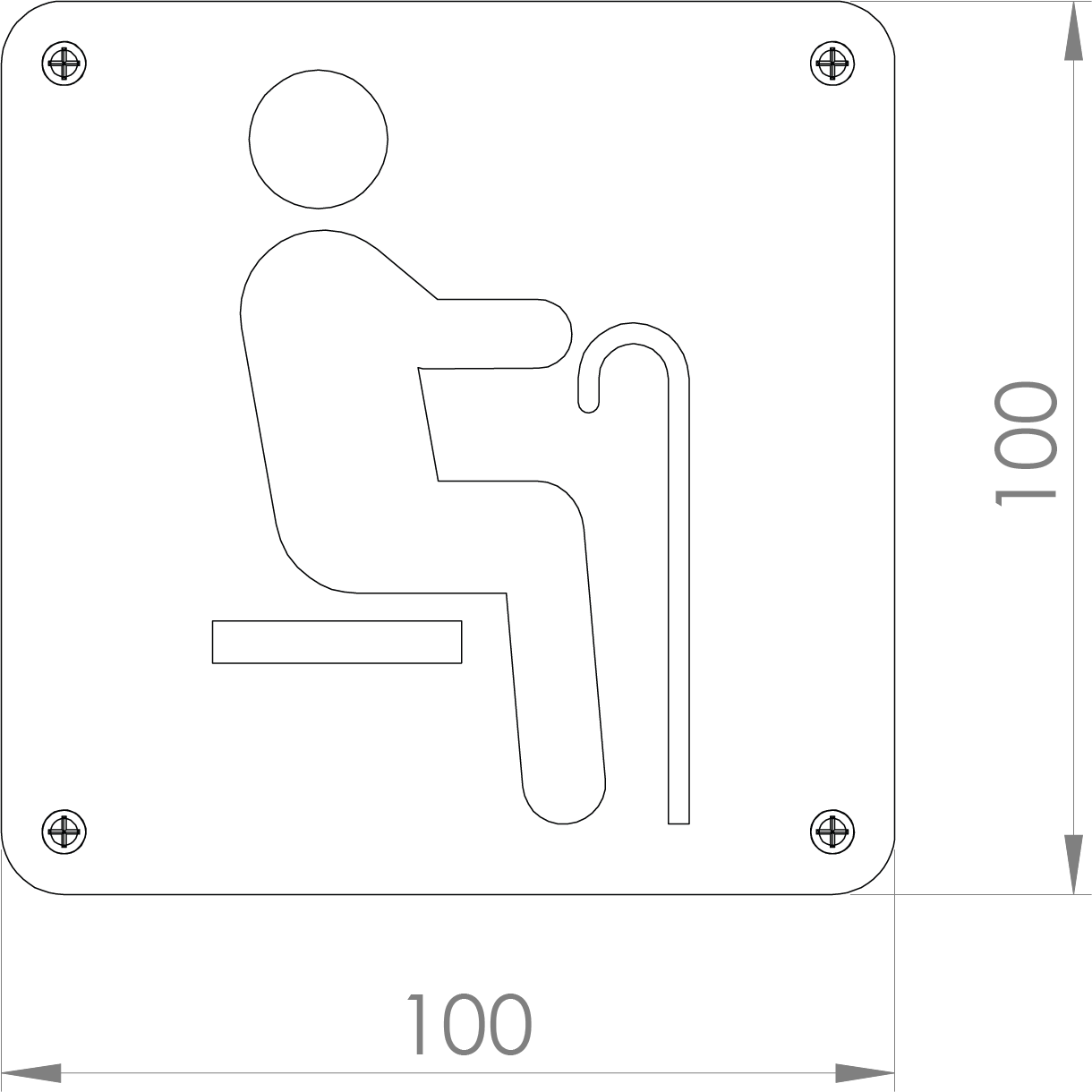 Barrierefreiheit Beschilderung Ältere