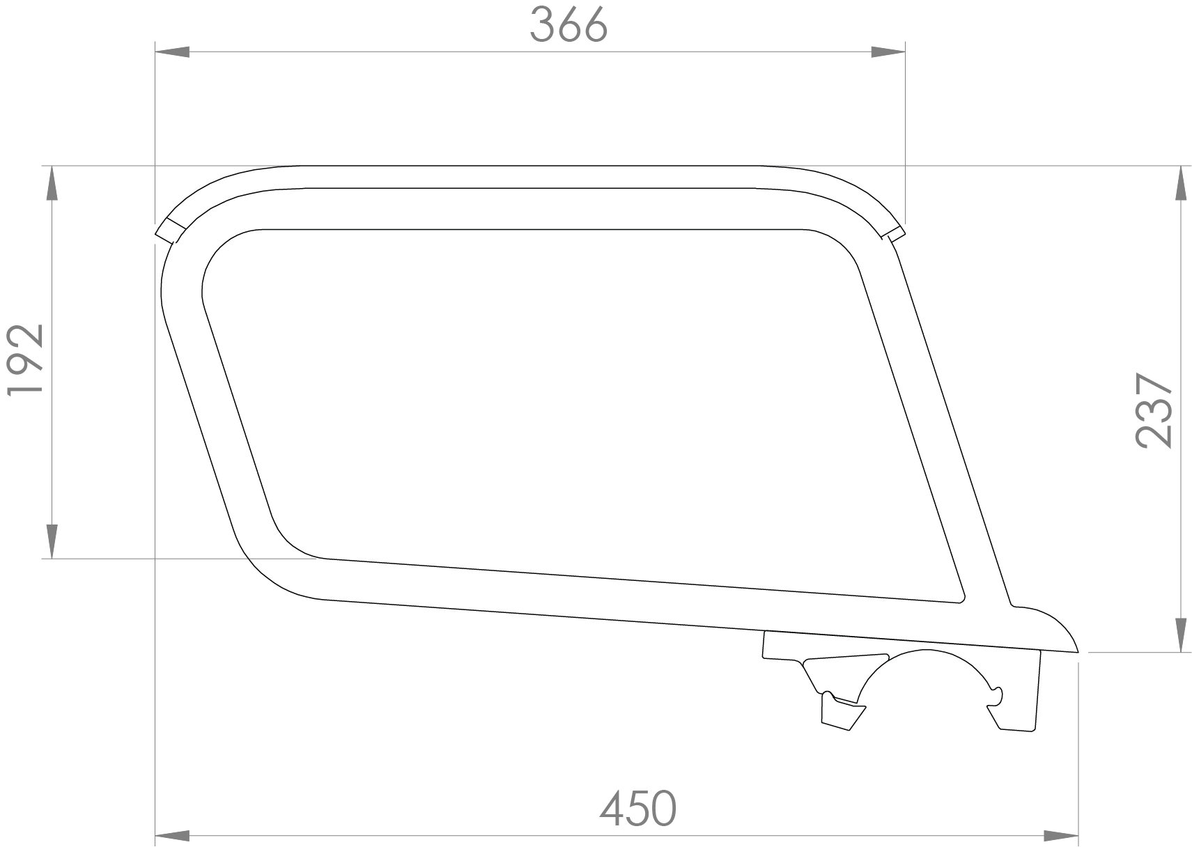 Ascent barrierefreie Armlehne