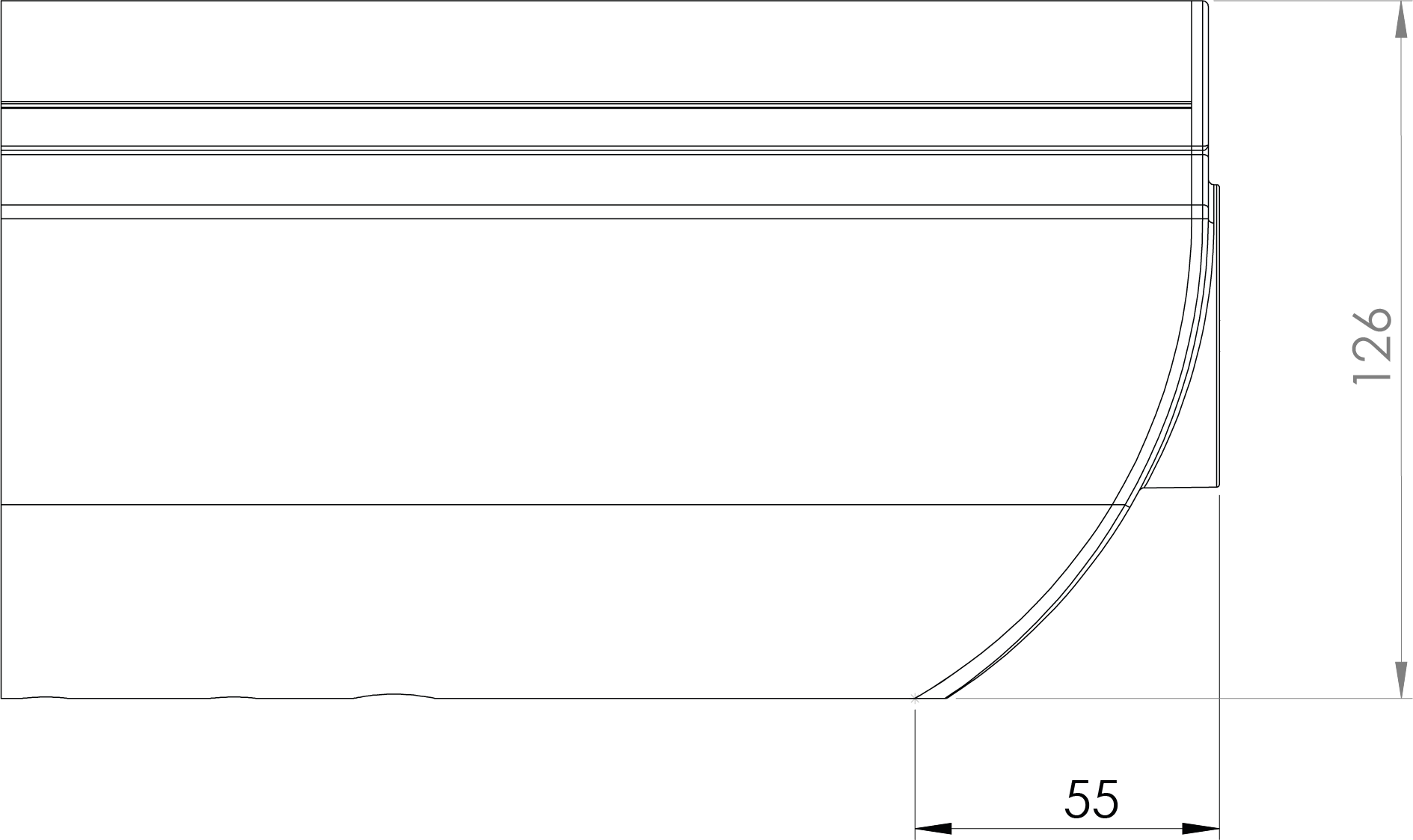Ascent barrierefreies Ladegerät seitlich