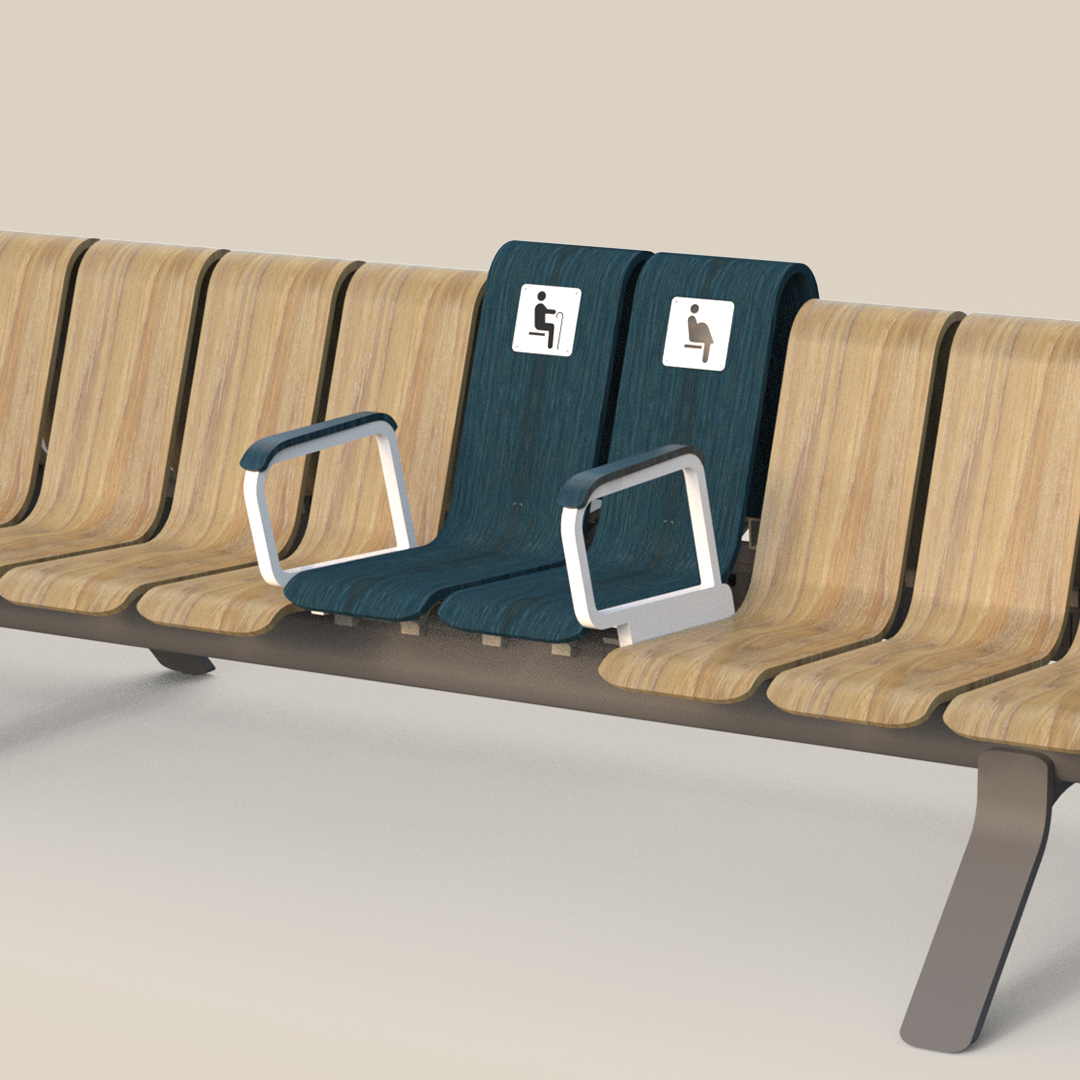 Ascent barrierefreie Übergangsarmlehne