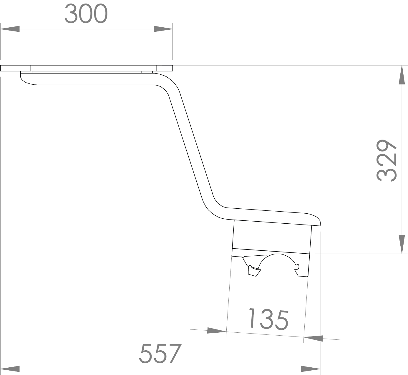 Ascent erhöhter Tisch