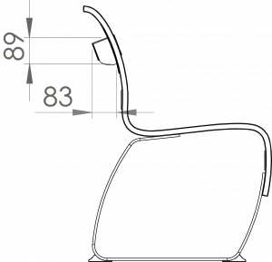 Seitenansicht Rückseite Rib Charger