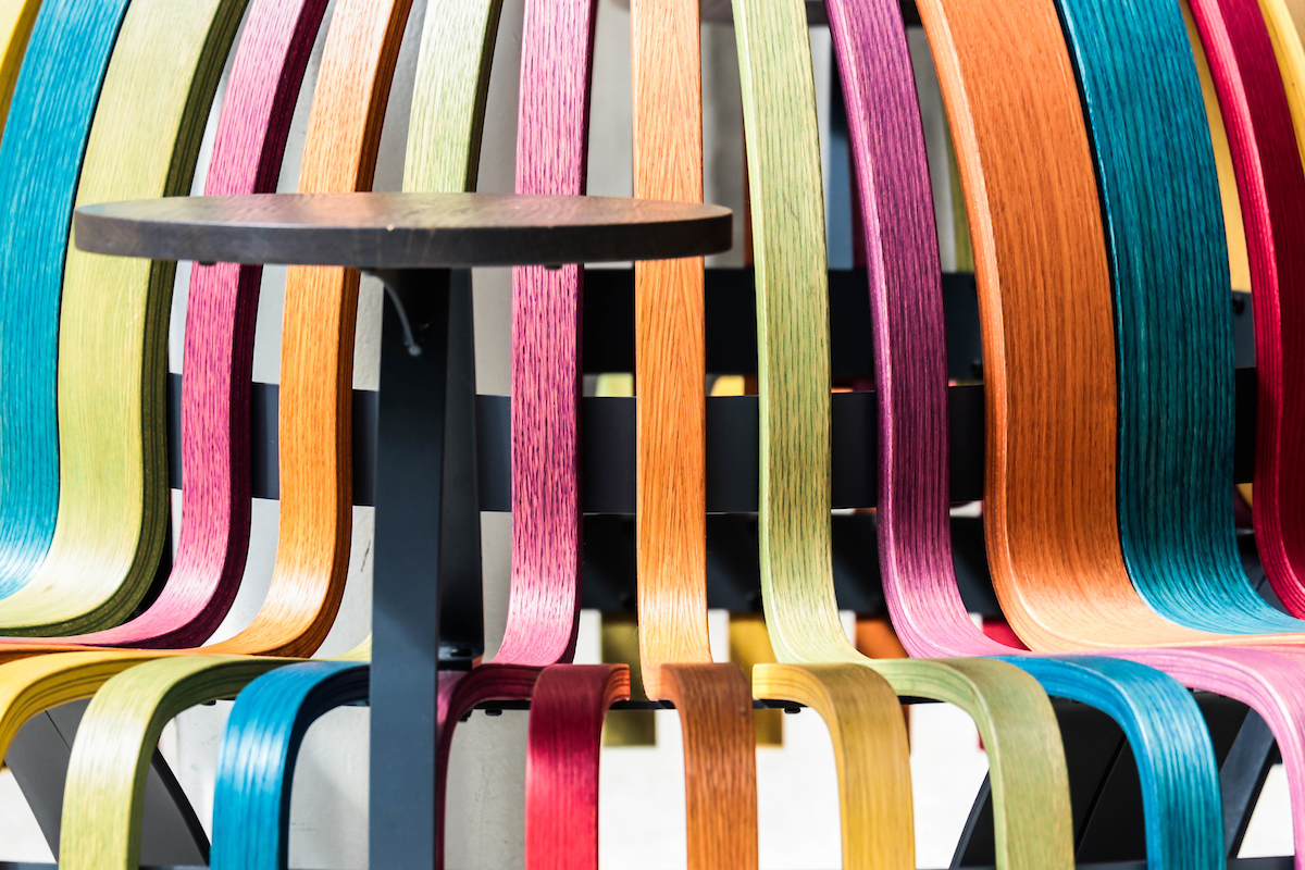 Nova C seating from Green Furniture Concept at London Waterloo railway station