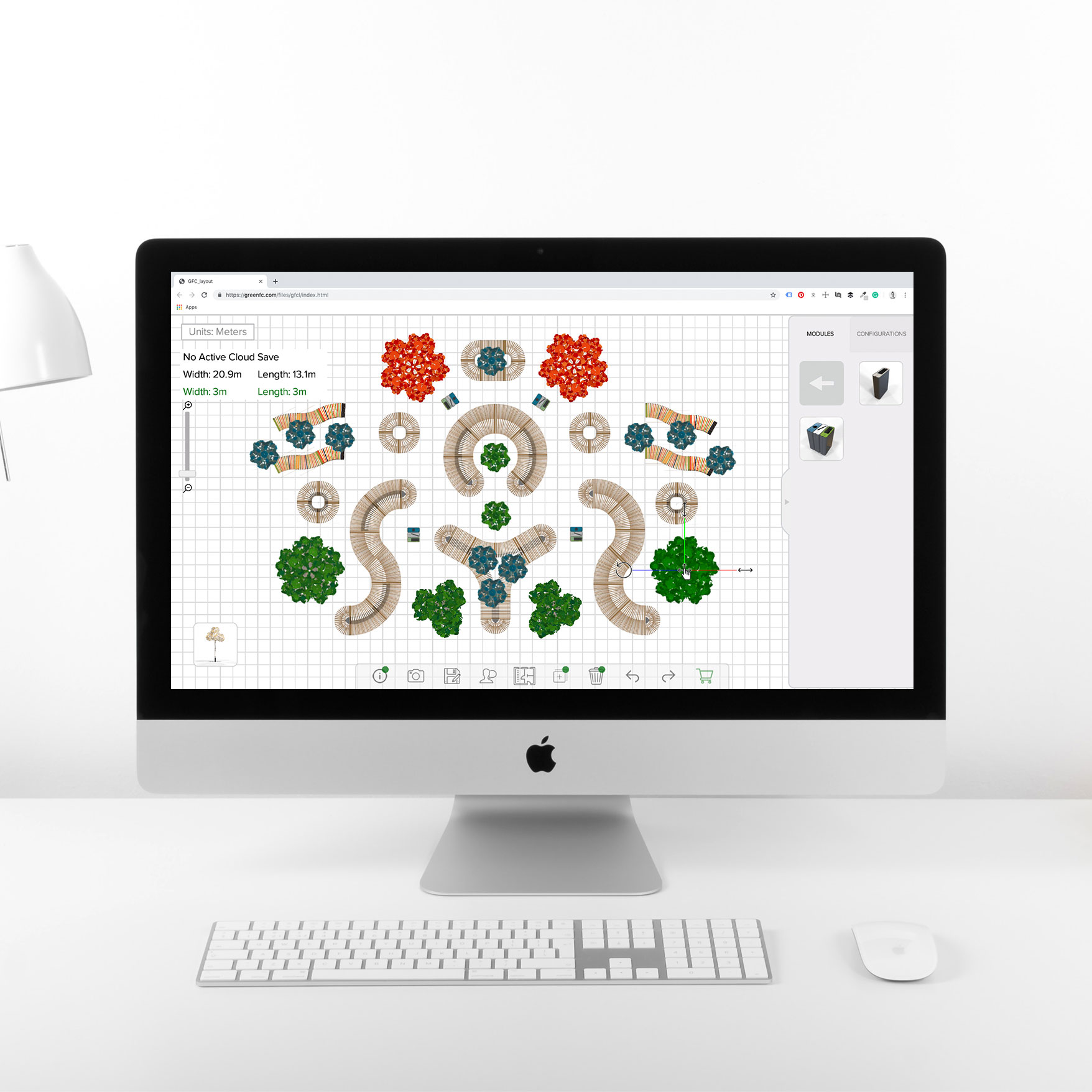 Layout-Planer Mac quadratisch