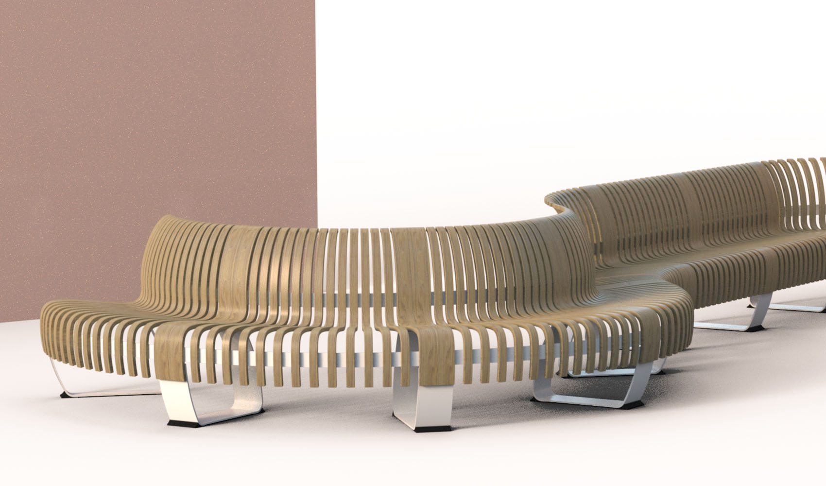 Green furniture concept at passenger terminal expo